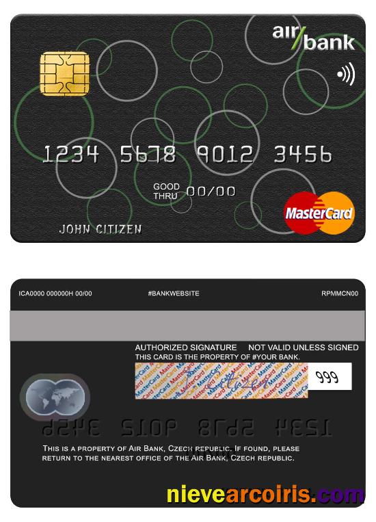 Czech Air Bank mastercard